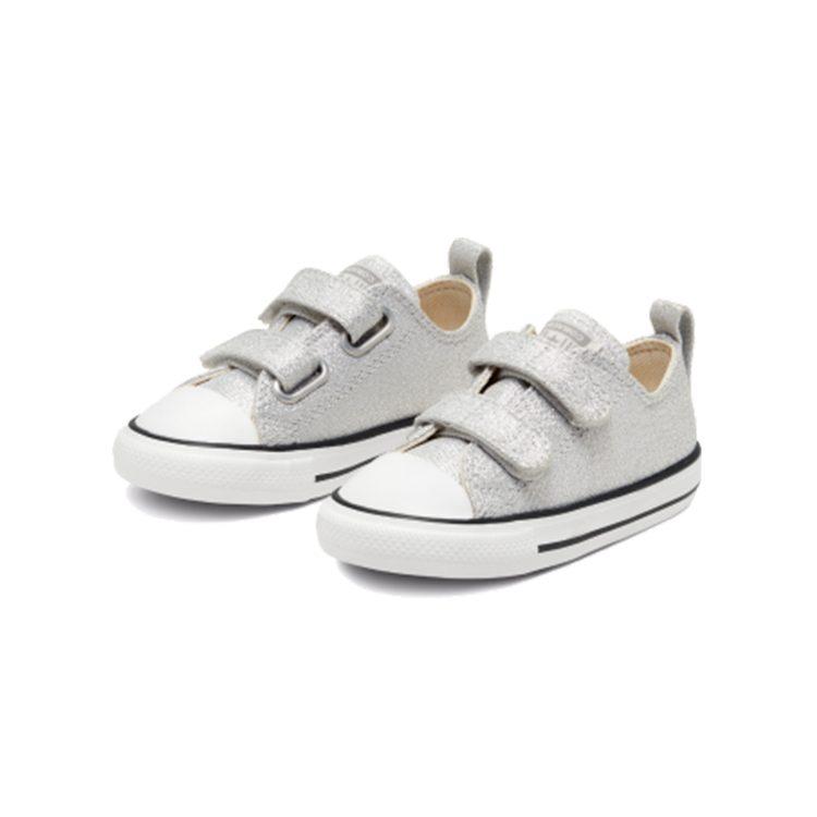 Converse Кроссовки All Star 2V Низкие для Малышей Серебристые Младенцы и Малыши 767777C