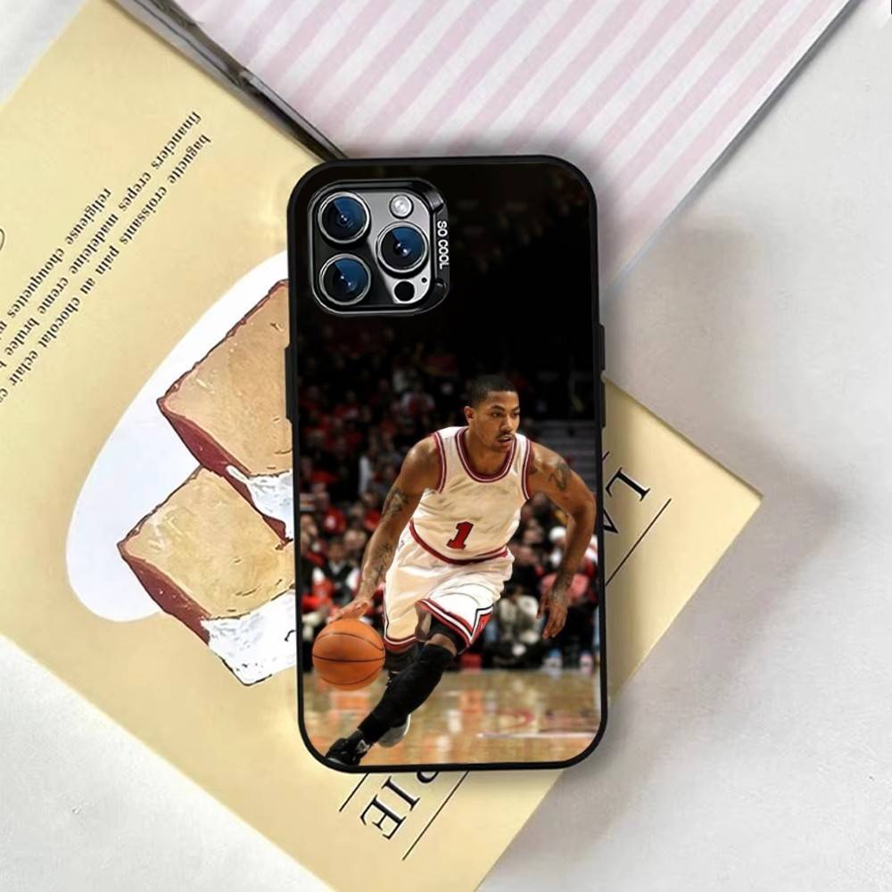 Чехол для телефона Derrick MVP Basketball Player для iPhone 17,16,15,14,13,12,11 Plus,Pro Max,XS, Цветной Серебристый Чехол для телефона Funda Cover
