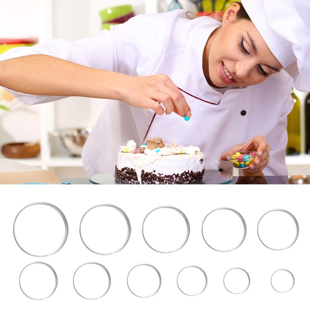 12Pcs Stainless Steel Cookie Cutters Set 1.02-4.45in Biscuit Molds Soft Objects