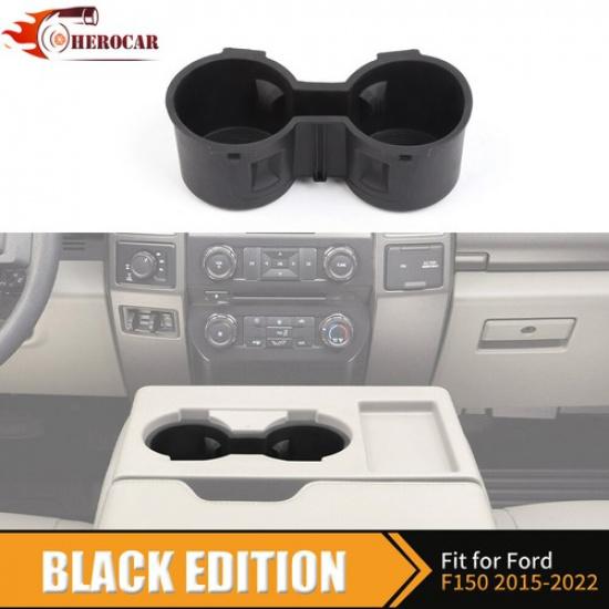 Front Seat Dual Cup Holder Rubber ert For F150 F250 F350 F450 F550 2016-