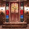 Christmas Nutcracker Knight Door Curtain Can Be Reused Decorative Door for a Long Time
