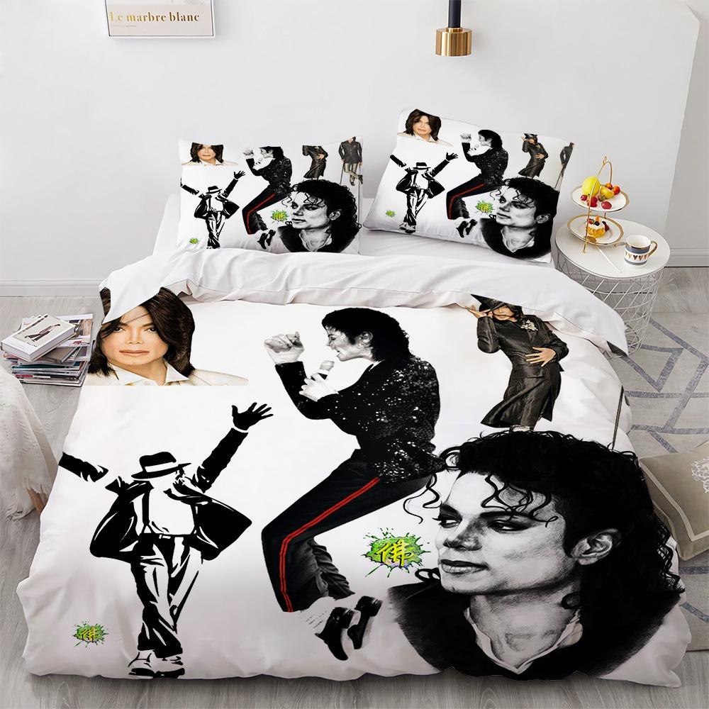Постельное белье Michael Jackson Комплект пододеяльника Легкий Мягкий Пододеяльник Декоративный Комплект для Подростков Мальчиков Девочек Подарок Большой