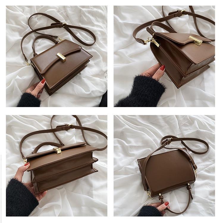 IELGY Французская нишевая модная портативная маленькая квадратная сумка в иностранном стиле, сумка через плечо подмышкой на одно плечо