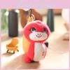 Snake Plush Toy Zodiac Mascot Keychain Ultra Soft Pp Cotton For Lunar New Year Gift Decor