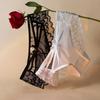 Bowknot Hollow Lace Panties for Women Satin Pure Cotton Crotch Breathable Sexy Mid-waist Women Briefs Underwear Knickers EMA