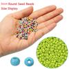 7000Pcs/15 Color Bracelet Glass  Beads Small Craft Beads Kit Loose Spacer Bead for Jewelry Making with Storage Boxes