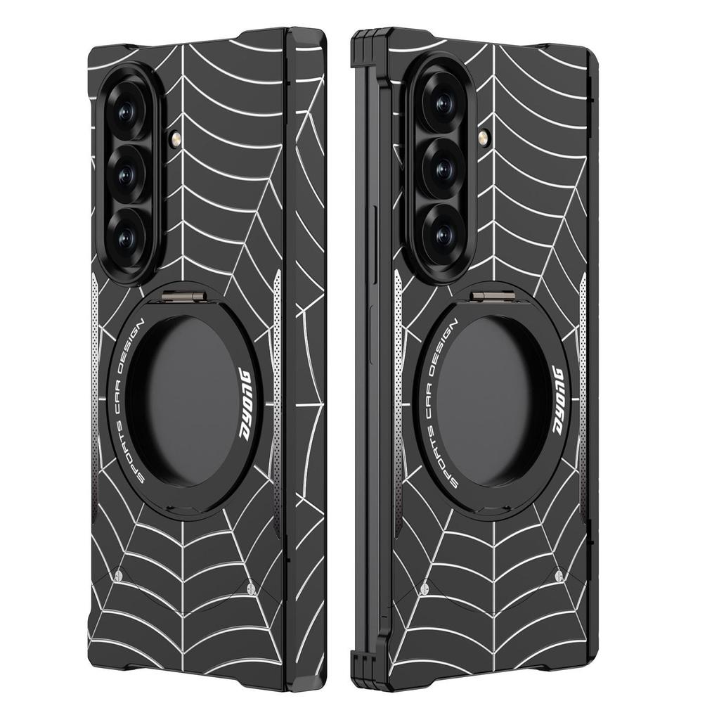 Чехол-подставка Samsung ZFold 8 Ultra Metal Spider: Защитный чехол без бортиков, от падений