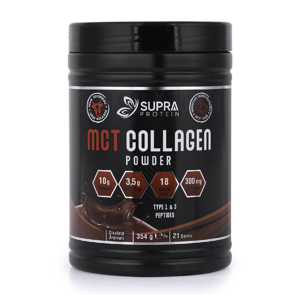 Коллагеновый порошок Mct 354 G-коллаген Масло Mct Витамин С Пребиотик Камедь акации-шоколад