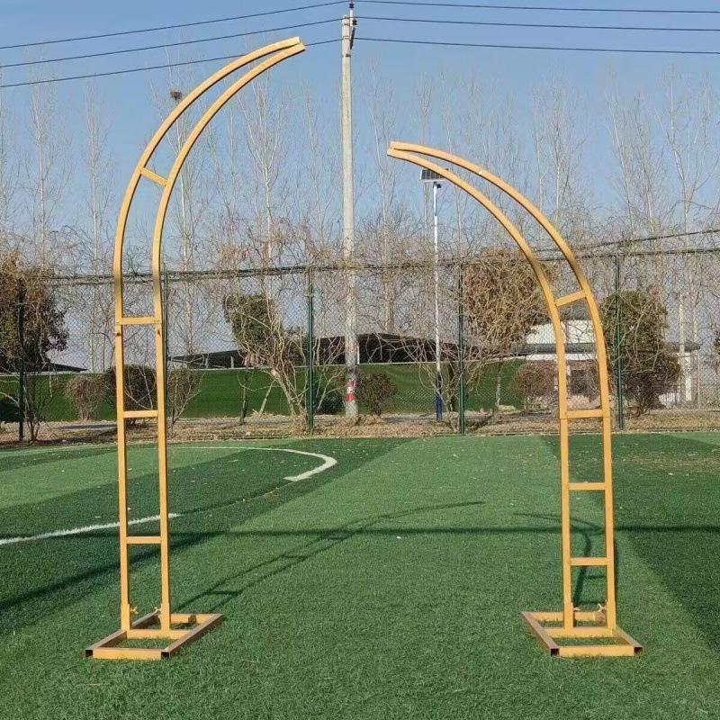 Свадебная арка из железа для улицы, подставка для цветов - Декорация входа на свадьбу, ворота "Бычий рог"