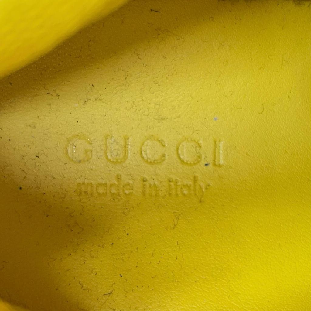 Безупречные высокие кроссовки GUCCI BASKET Винтажная обработка разноцветные 37 661310 Б/у