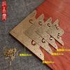 Thickened Antique Corner Cabinet Door Copper Corner Printing Corner Piece Door Furniture Decoration All Copper Corner Piece