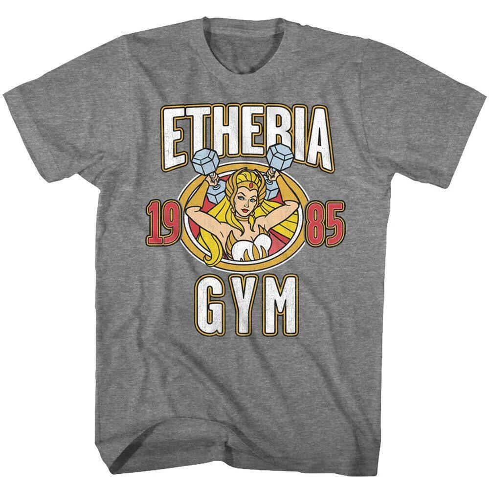 Футболка унисекс Masters Of The Universe Etheria Gym графитовая