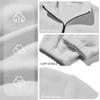Men S Casual Fleece Lined Stand Collar Zip Up Sweatshirt