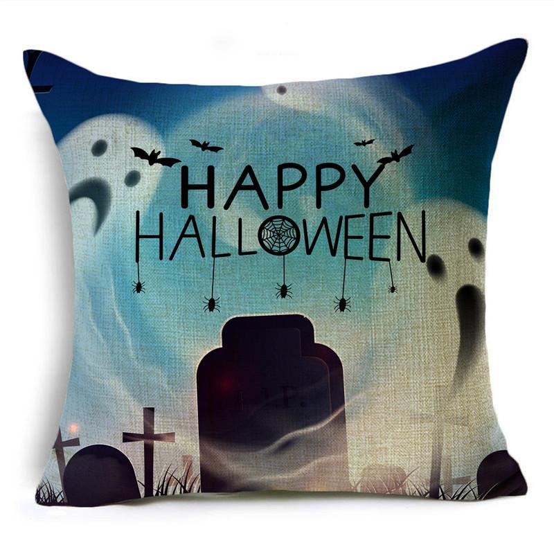 Чехол на подушку для Хэллоуина, темная луна, ночь, праздничная атмосфера, украшение для дивана, поясная подушка, чехол для подушки 40*40 см/45*45 см/50*50 см
