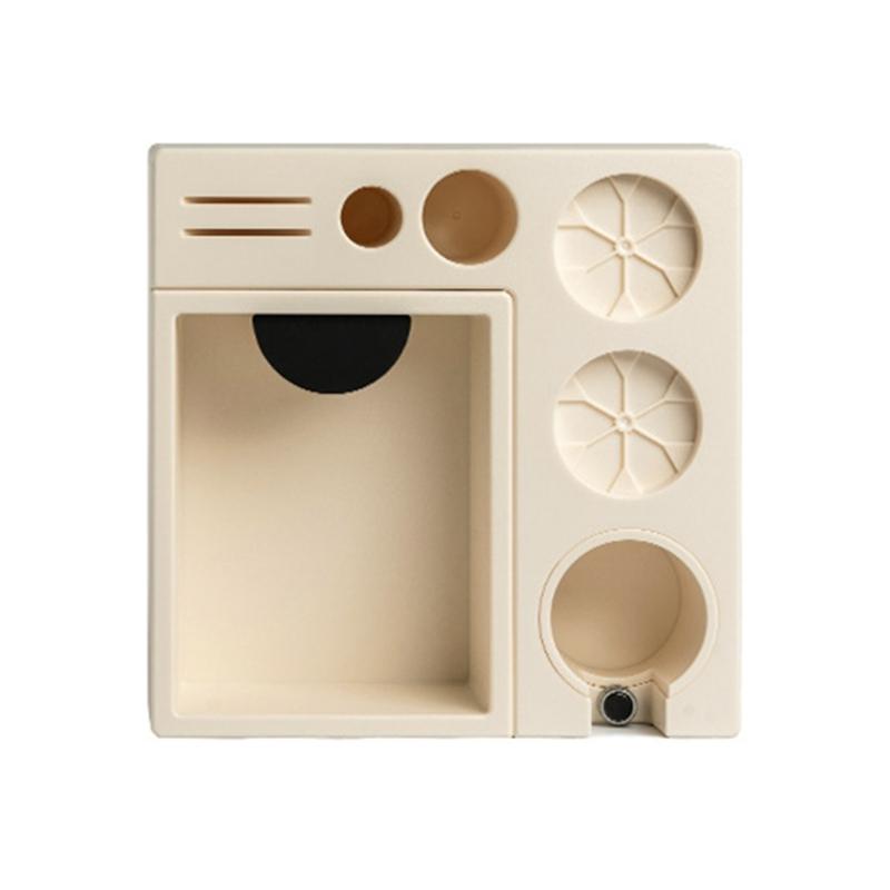 Прочная АБС-пластиковая станция для кофейных инструментов с съемным нок-боксом и эргономичной планировкой для эффективной организации процесса приготовления кофе