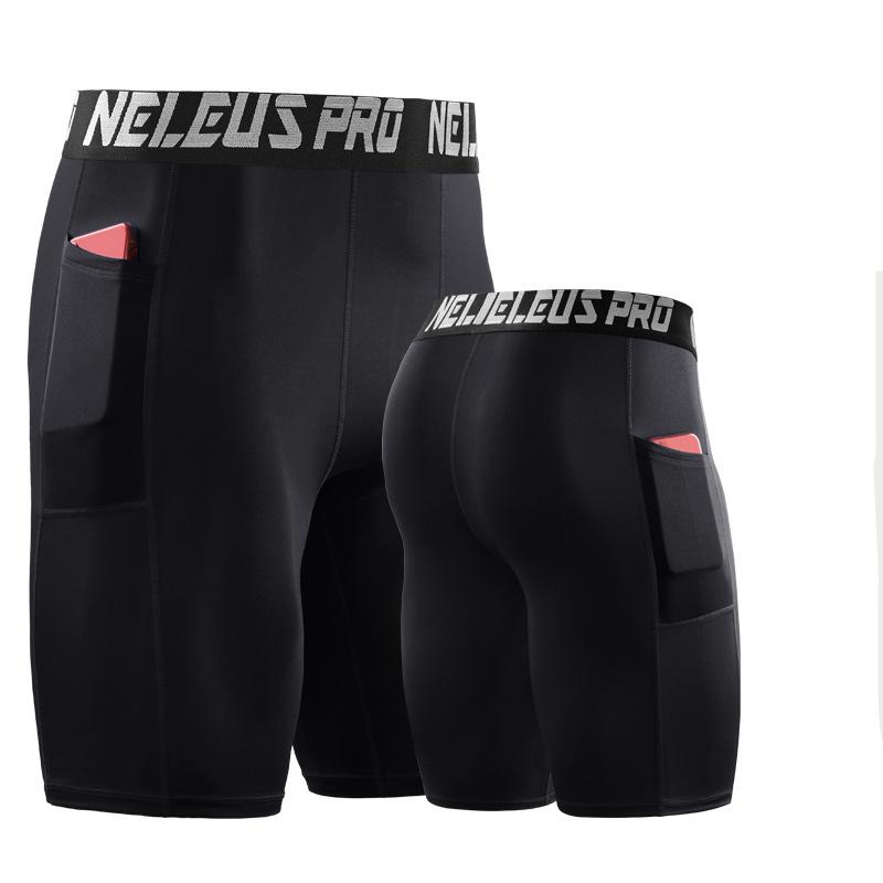 Men's Shorts Compression Sportswear Training Tights Gym Fitness Leggings Short Pants Running Sport Bottoms