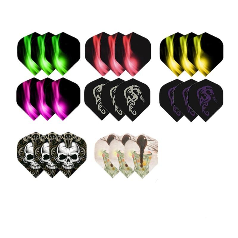 15 Professional Dart Accessories Standard Dart Flights Dart Accessories High-Quality Dart Fins Available in 11 Styles 6