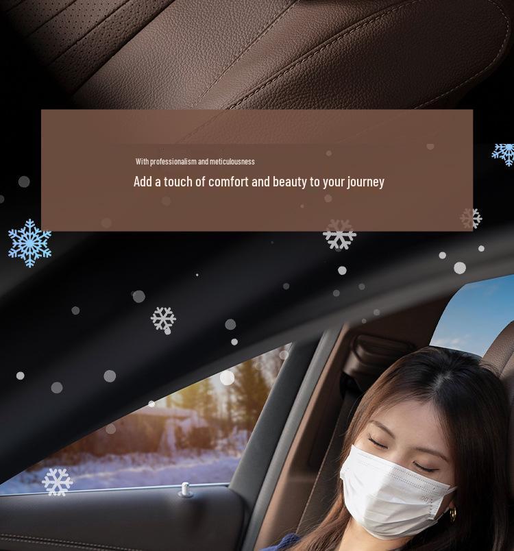 Зимние чехлы на сиденья для Haval Big Dog 2-го поколения H6 с фланелевым подголовником и поясничной поддержкой "Raptor"