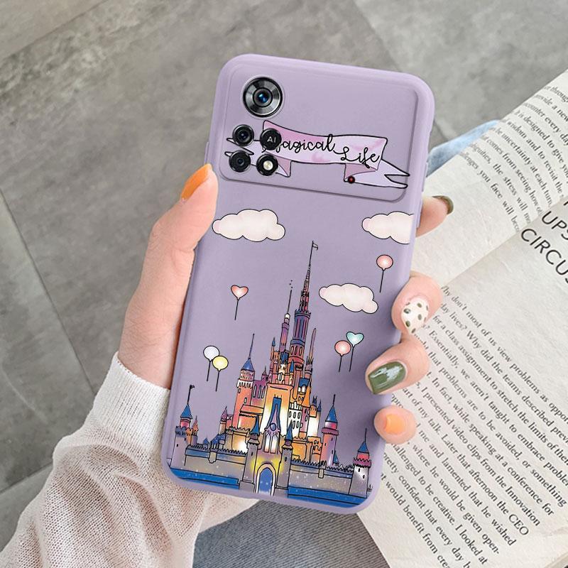 For POCO X4 Pro 5G NFC Case Watermelon Cute Fruit Love Heart Butterfly Women Dog Flower Silicone For Poco X4pro 5 G Phone Cover