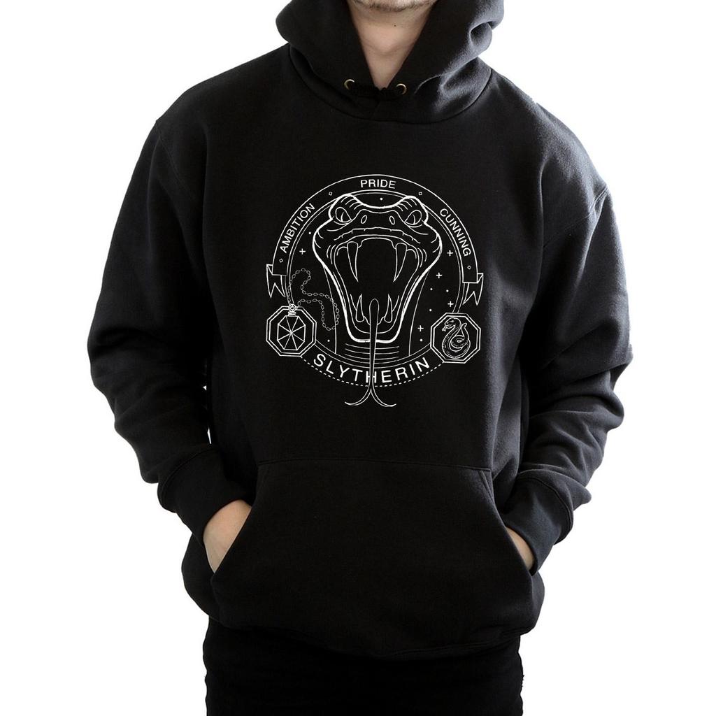 Harry Potter Mens Slytherin Seal Hoodie
