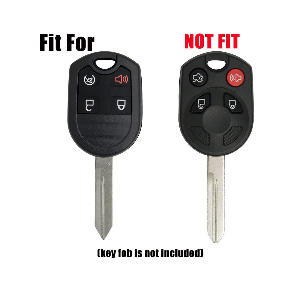 Силиконовый чехол для ключей с 4 кнопками для Ford F150 Raptor Ford Mustang 2009 2010 2011 2012 2013 2014 аксессуары для салона автомобиля