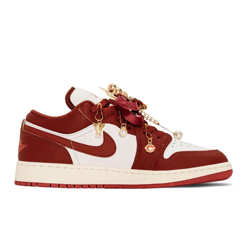 Jordan Air Jordan 1 Phoenix Crown And Auspicious Robe, Special Box, Anti Aging Versatile FJ3465-160(TeamA-S-BOX)