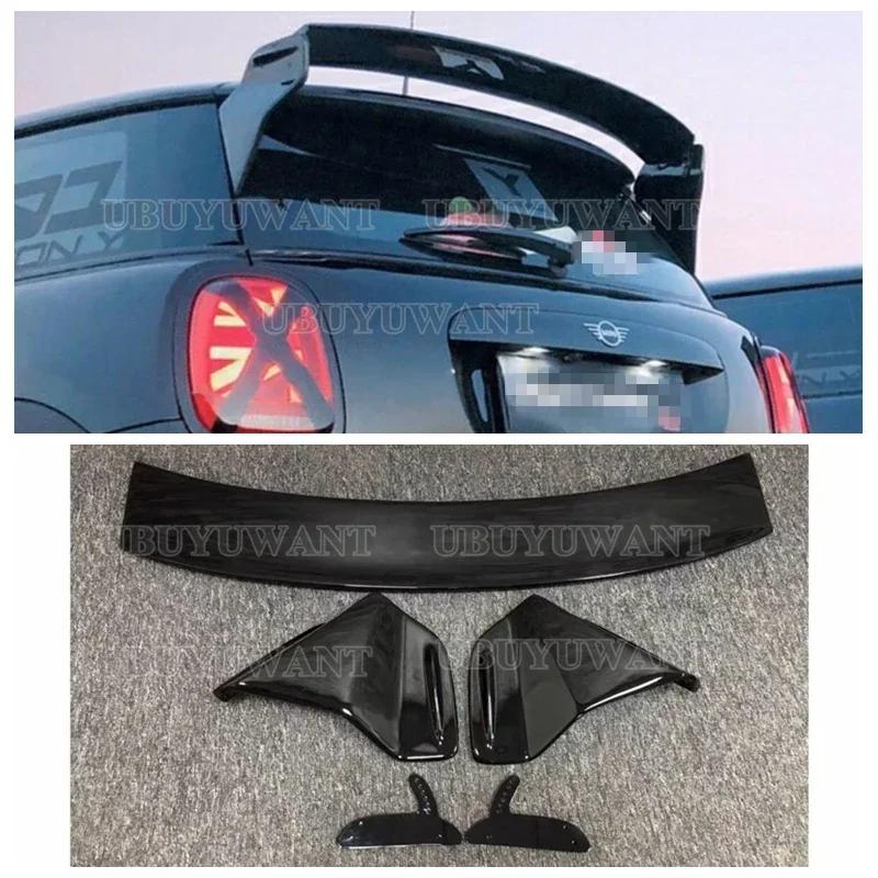 AZHKP1 For BMW MINI Cooper F56 2014-2020 Type B JCW Style Carbon Fiber FRP Roof Spoiler Rear Wing Exterior Body Kits (NOT FOR F55)