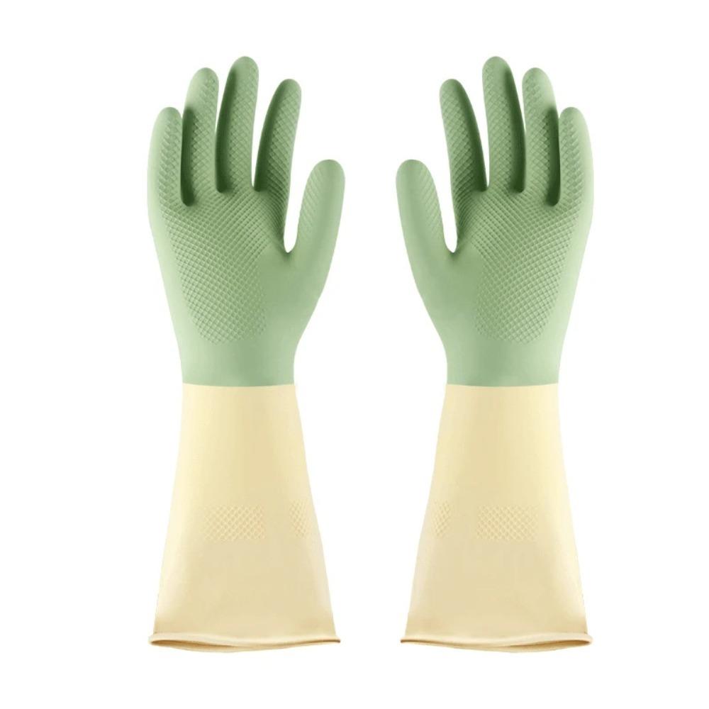 5Pairs Reusable Laundry Gloves Latex Dishwashing Gloves Durable Cleaning Gloves Kitchen