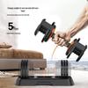 JINGBANG 10KG Adjustable Pure Iron Dumbbell Set