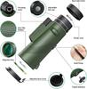 Zoom Hd Binoculars 5000m Folding Telescope Foldable Long Distance Mini Powerful Binoculars  Hunting Sports Birdwatching
