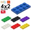 WANGE 4*2 Building Blocks 85Pcs Small Compatible Bricks 8-Hole Low Elements Accessories MOC DIY Bulk Kids Toy No.3020