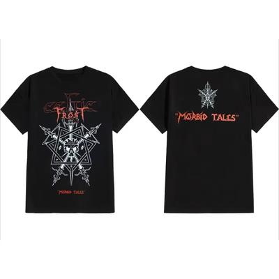 Летняя Celtic Frost Morbid Tales Печать по периферии Летний Роскошный Бренд Мужские и Женские Футболки с Коротким Рукавом