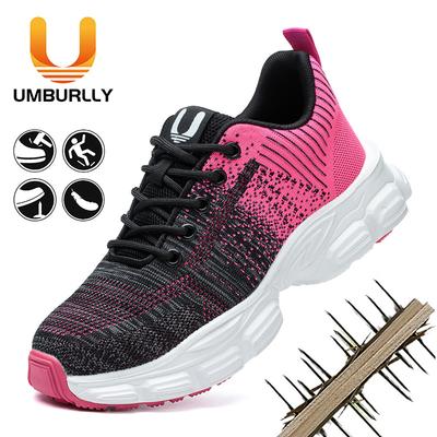 Женские легкие во все сезоны, противоударные и проколостойкие защитные ботинки со стальным носком, обувь для охраны труда