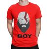 God Of War Boy Ilustration Novelty 100 Cotton Tshirt God Of War Tees Tops For Unisex