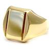 Gold Plated 'Karl' Signet Ring