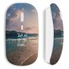 Wireless Mouse - Take Me To the Ocean - White - USB Wifi - Compatible Mac and PC