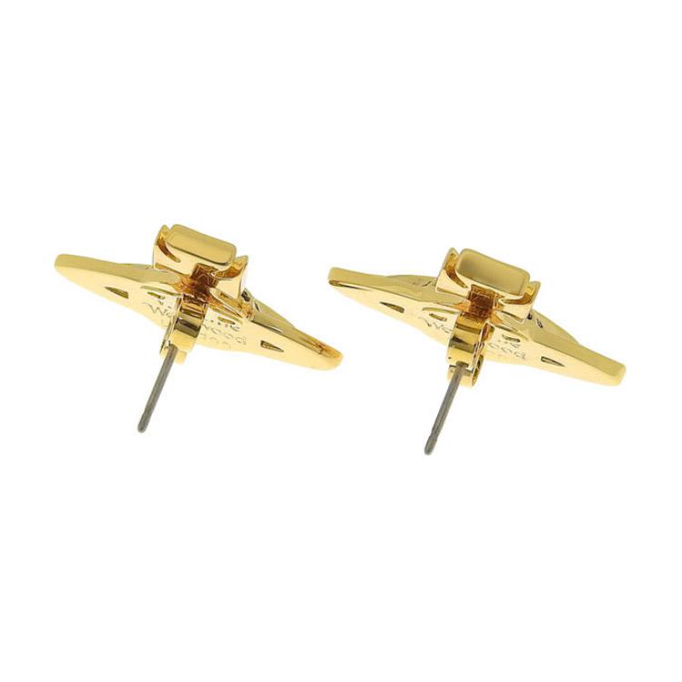 VIVIENNE WESTWOOD Латунные серьги женские золотые 6201032802r518