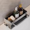 Carbon Steel Sink Sponge Holder Compact Sink Stand Stylish Soap Drainer Towel Rack  for Home