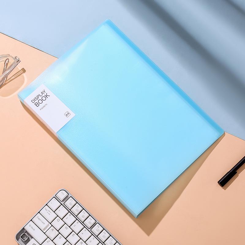 Прозрачная многослойная папка-кольцо формата А4 для документов для студентов