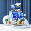 Архитектура Street View House Building Blocks DIY Mini City Store Модель Игрушки Для Рождественских Подарков