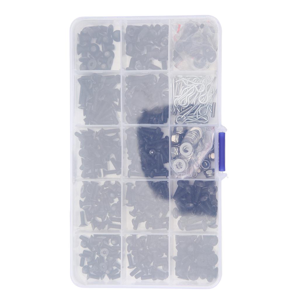 522PCS RC Screw Kit Universal RC Screws Assortment Set For Traxxas For Axial 1/8 1/10 RC Cars