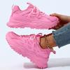 Trendy Platform Sports Shoes for Women's 2024 New Anti Slip Breathable Thick Soled Sports Dad Shoes Zapatos De Mujer Sneakers