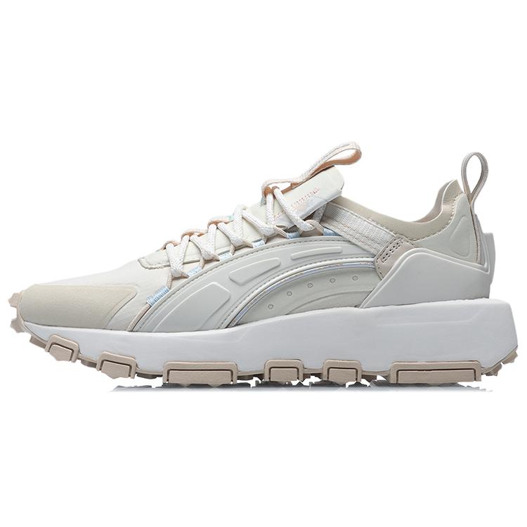 Кроссовки для бега Li Ning Женские Низкие Бело-абрикосовые AGCR102-1