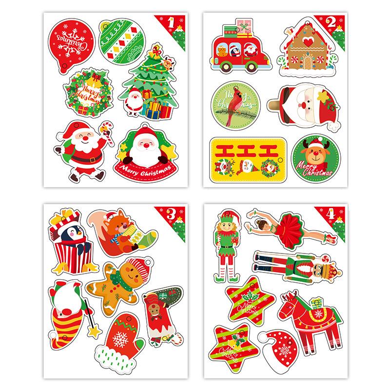 Рождественская елка Подарочная карта для вечеринки Украшения Главная Счастливого Рождества Спасибо Бирки из крафт-бумаги