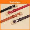 Elegant Leather Cowhide Ladies Fashion Belt With Alloy Pin Closure For Work