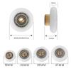 Replacement Parts Shower Door Rollers PVC Hanging Wheel Furniture Hardware Runners Wheels  Bathtub