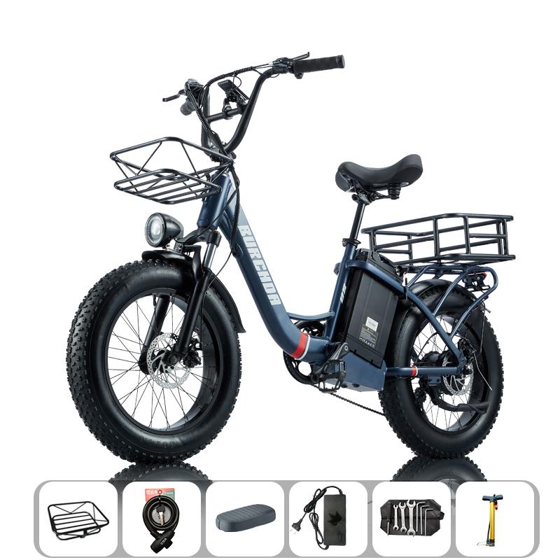 BURCHDA Электровелосипед для взрослых - U8 1000 Вт, 48 В 31,5 Ач литиевая батарея, фэтбайк 4.0, снегостойкий, вездеходный, модель 2025 года, для взрослых