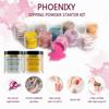 PHOENIXY, 10 г, набор пудры для ногтей, натуральная сухая голографическая система для погружения ногтей, сила