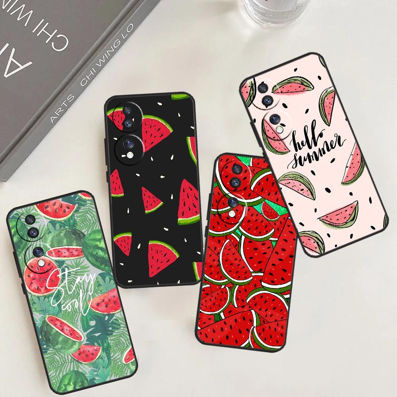 Милый летний арбузный чехол для Honor X9b X8b X7 X8 X9 X6a X7a X8a X9a Чехол для Honor Magic 5 6 Pro 50 70 90 Lite