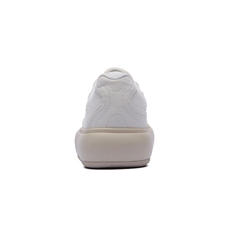 Li Ning Puff Platform Non-Slip Shock Absorbing Wear-Resistant Low-Top Sports Casual Shoes Women Sneakers Off-White AZGT026-4